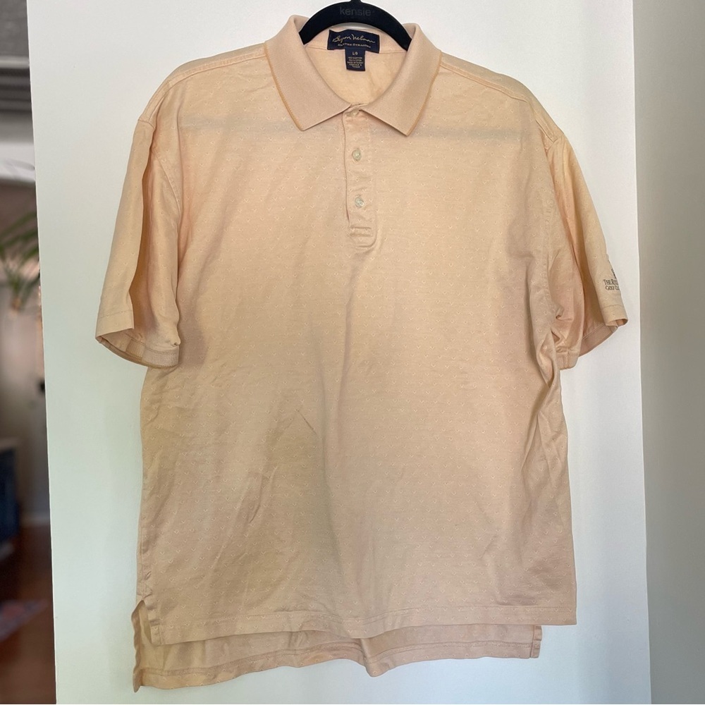 Byron Nelson Eleven Straight - Peach/Light Orange Golf Polo Shirt - Size L​​